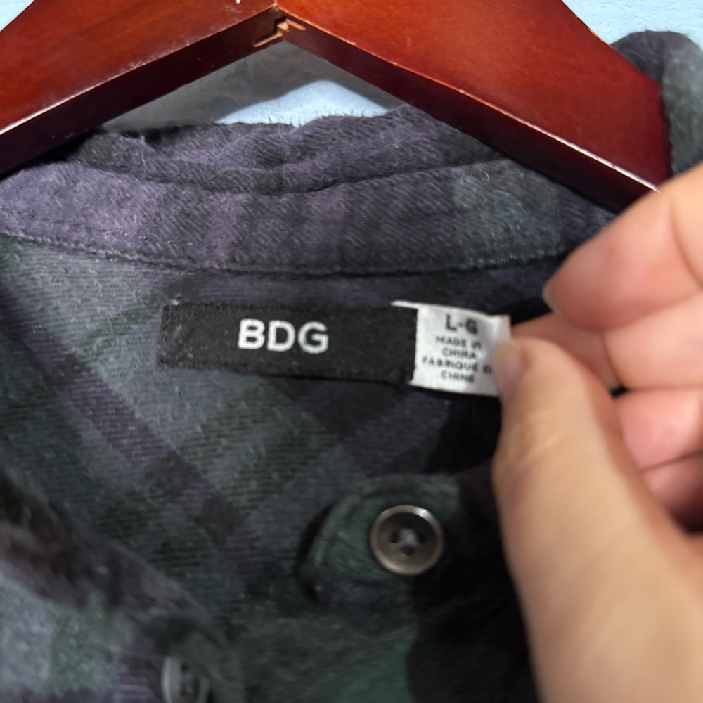 BDG Flannel Long Sleeve Shirt - Picture 4 of 5